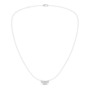 3-Stone Diamond Necklace