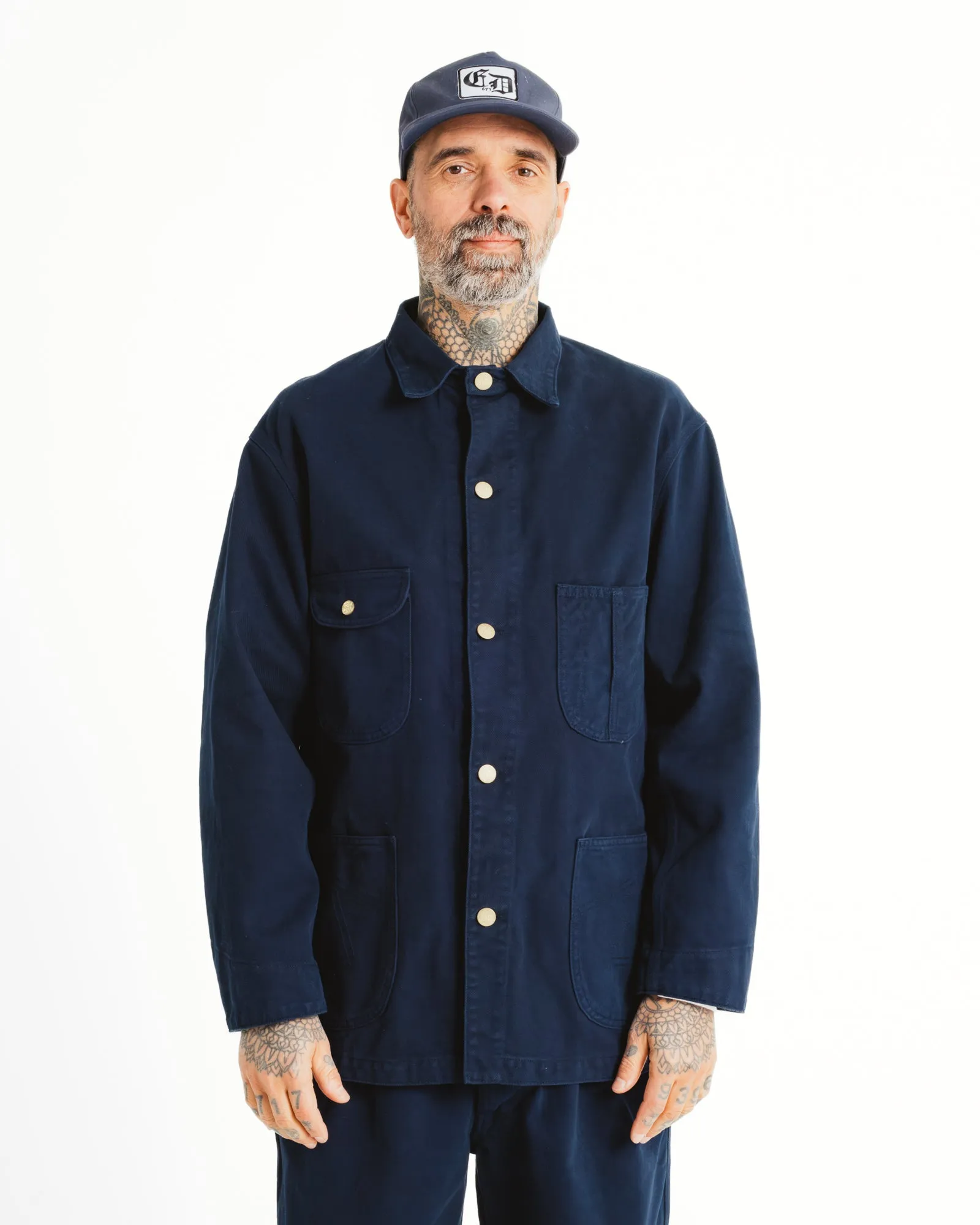 Alcatraz Jacket Brushed Twill Navy