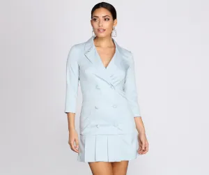 Back To Stylish Business Trench Dress