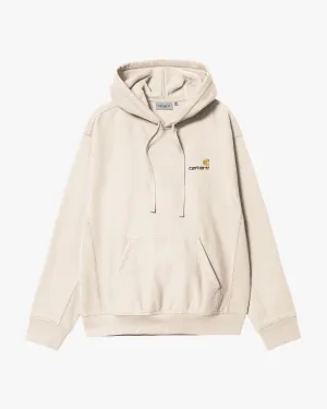 Carhartt WIP Hooded American Script Sweat - Moonbeam