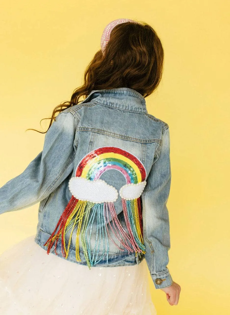 Crystal Rain Denim Jacket