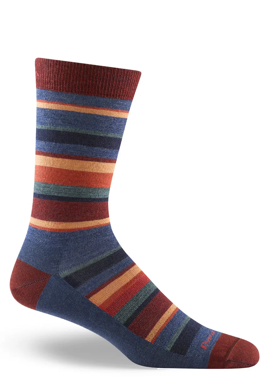 Men's Denim Druid Lightweight Wool Socks