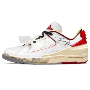 Off-White x Air Jordan 2 Retro Low SP 'White Varsity Red'