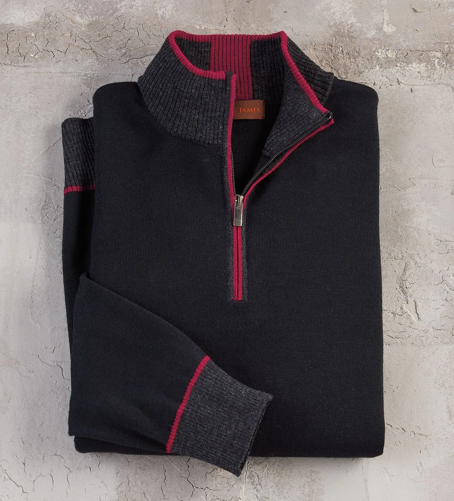 Patrick James Quarter-Zip Sweater