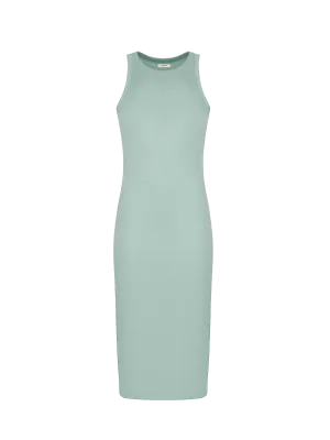 Women's 365 Lightweight Rib Tank Dress—eucalyptus blue