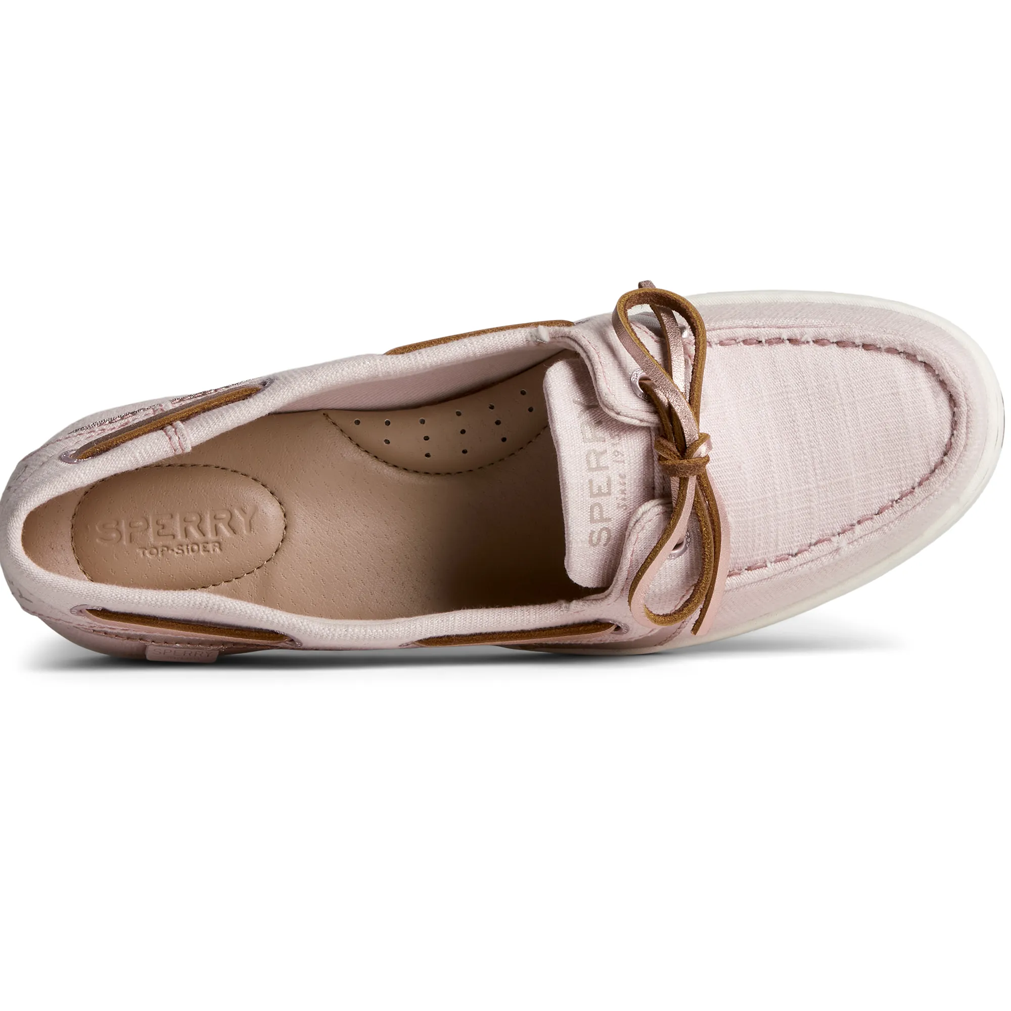 Women's Starfish Shimmer Boat Shoes - Blush (STS88620)