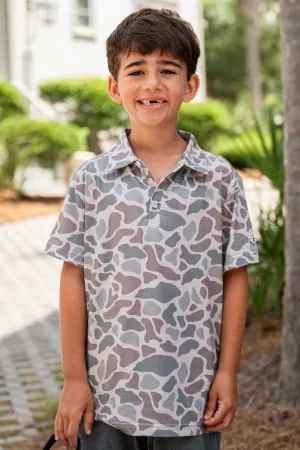 Youth Polo - Classic Deer Camo